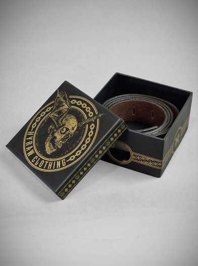 Ceinture cuir véritable boucle métal | Boutique Hyraw