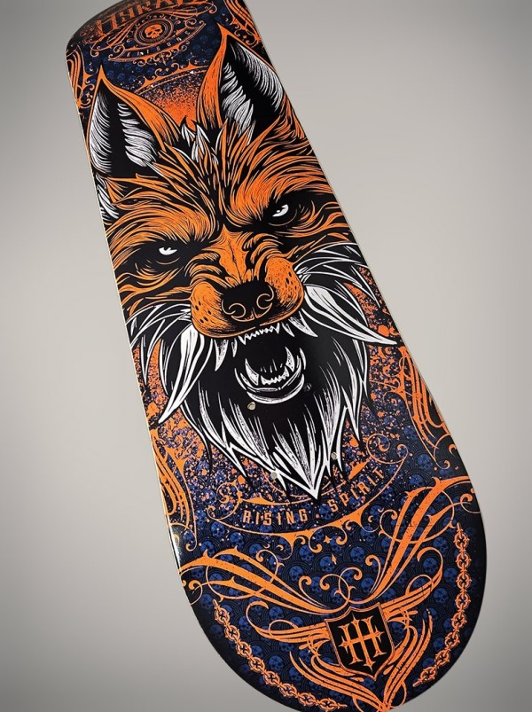 Planche skate déco rock metal | Boutique Hyraw