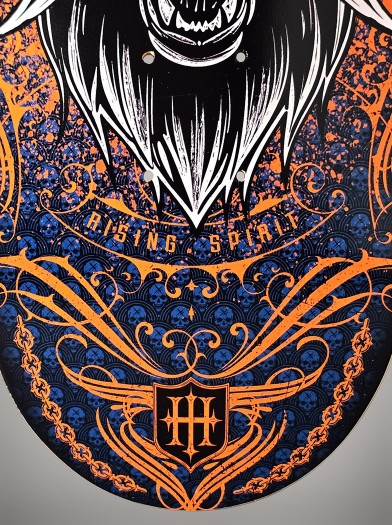 Planche skate déco rock metal | Boutique Hyraw