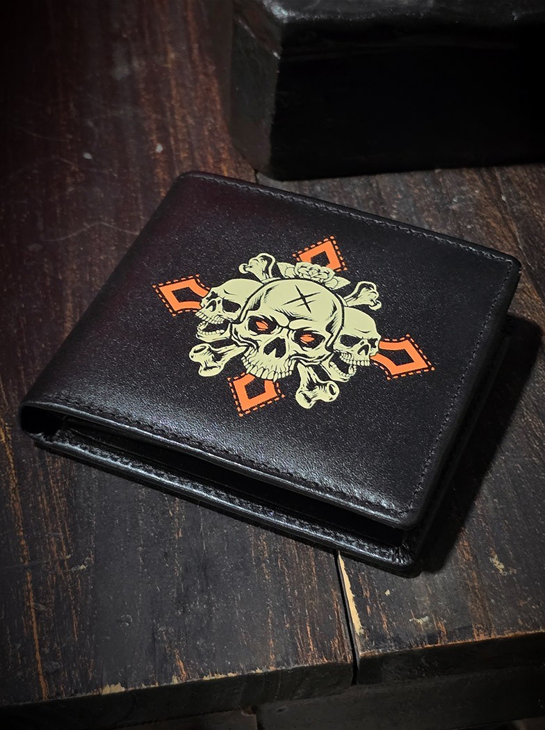 Portefeuille look rock metal | Boutique Hyraw