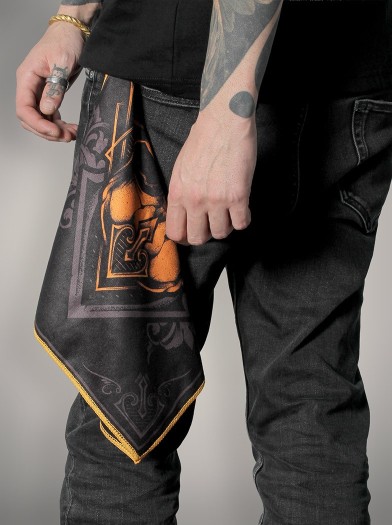 Serviette mousqueton style rock metal | Boutique Hyraw