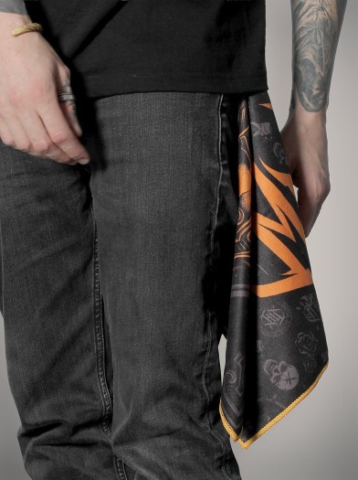Serviette mousqueton style rock metal | Boutique Hyraw