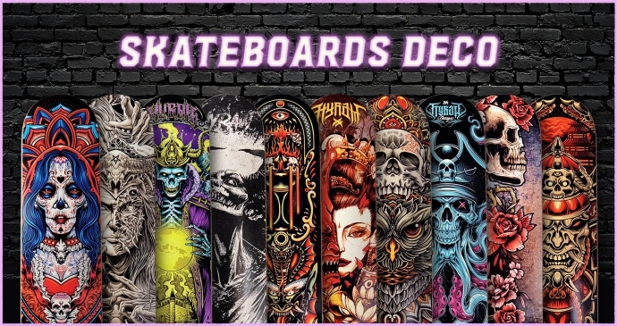 Skateboards déco